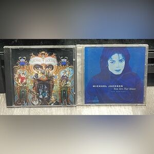 Michal Jackson -Dangerous- You Are Not Alone The Remixes. Lot Of 2 CDs Pop Music